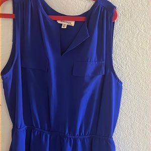 Royal Blue Women’s Sleeveless Dress